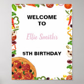 編集可能パーティー入り口ポスター ポスター (正面)