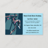 編集可能ヒップホップダンスアカデミー 名刺 (正面)