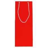 編集可能ビジネスロゴのハッピーホリデー企業の ワインギフトバッグ (裏面)