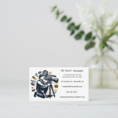 編集可能ビデオグラファー名刺 名刺 (スタンド正面)