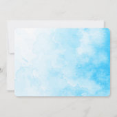 編集可能ビーチ誕生日フォト招待状 招待状 (裏面)