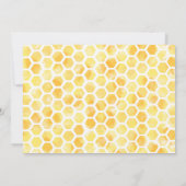 編集可能ビー誕生日フォト招待状 招待状 (裏面)