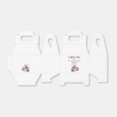 編集可能ピンクモーターバイクダートバイク誕生日 フェイバーボックス (折り畳みなし)