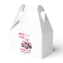 編集可能ピンクATVバイク誕生日