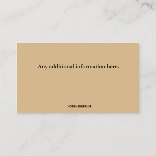 編集可能ファリアブラックスミス名刺 名刺 (裏面)