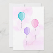 編集可能ファームガール誕生日招待状ピンクファーム 招待状 (裏面)