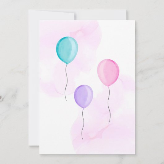 編集可能ファームガール誕生日招待状ピンクファーム 招待状 (裏面)