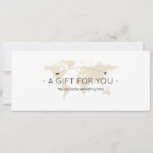 編集可能フィジー飛行機チケット搭乗券 招待状 (裏面)