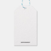 編集可能フォトシェットランドウールラベル ギフトタグ (裏面)