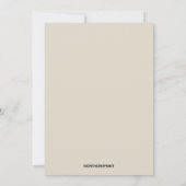 編集可能フォトフラワーバスケットお祝いのライフ 招待状 (裏面)