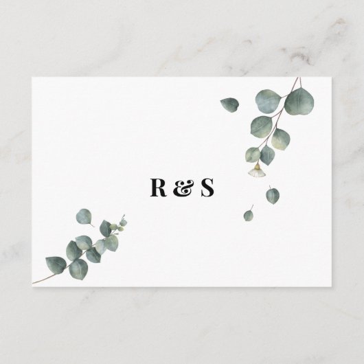 編集可能フォトユーカリの結婚詳細エンクロシュル エンクロージャーカード (裏面)