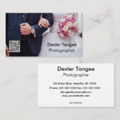 編集可能フォトQRコード 名刺 (正面/裏面)