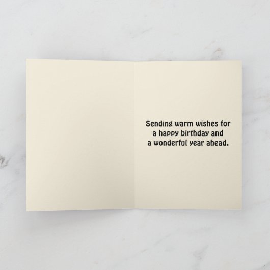 編集可能フォークアートカウボーイオンアホース カード (内部)