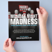 編集可能フライヤー チラシ (手)