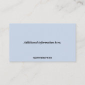 編集可能フリーランスのライター 名刺 (裏面)