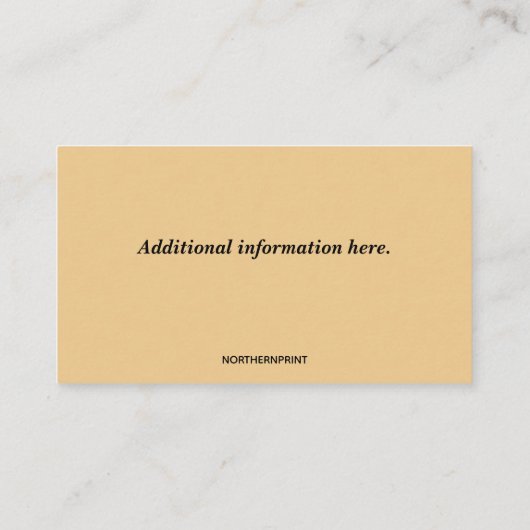 編集可能フリーレンジピグファーム 名刺 (裏面)