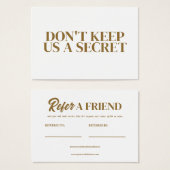 編集可能フレンド参照テンプレートプロファイルカード (正面&裏面)