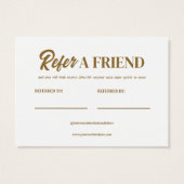 編集可能フレンド参照テンプレートプロファイルカード (裏面)