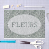 編集可能フローラメダリオンデカップウィリアム・モリス 薄葉紙 (クラフト)