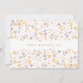 編集可能フローラ紙吹雪 | Happy Mother's Day Card (正面)