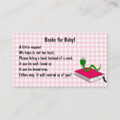 編集可能ブックワームBabysライブラリ エンクロージャーカード (正面)