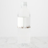 編集可能ブルーダートバイク ペットボトルラベル (裏面)