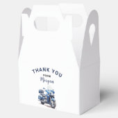 編集可能ブルーバイク誕生日ゲーブルボックス フェイバーボックス (オープン)