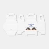 編集可能ブルーATVホイーラーバイク誕生日ゲーブルボックス フェイバーボックス (折り畳みなし)