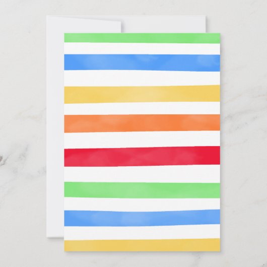 編集可能ブロック招待状 招待状 (裏面)