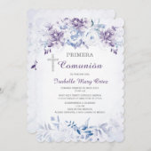 編集可能プリメラ組合 招待状 (正面/裏面)