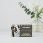 編集可能プロフェッショナルアーボリスト 名刺 (スタンド正面)