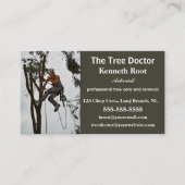 編集可能プロフェッショナルアーボリスト 名刺 (正面)