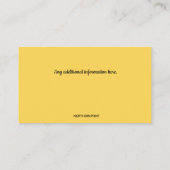 編集可能ヘアベール 名刺 (裏面)