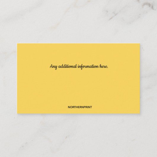 編集可能ヘアベール 名刺 (裏面)