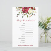 編集可能ベビーのWordスクランブル(応答あり) (スタンド正面)