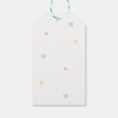 編集可能ベビーアニマルサーカスサンキューメッセージカード ギフトタグ (裏面)