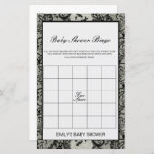 編集可能ベビービンゴベビーシャワーゲーム印刷 (正面/裏面)