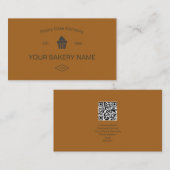 編集可能ベーカリー 名刺 (正面/裏面)
