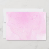 編集可能ベーキング誕生日フォト招待状 招待状 (裏面)