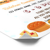 編集可能ペストリー、親イベントフライヤー ポスター (角)