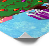 編集可能ホリデーバザールポスター ポスター (角)