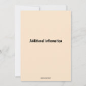 編集可能ホームダウンシンディグカントリーウェスタン誕生日 招待状 (裏面)