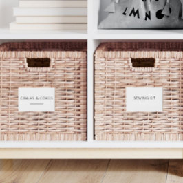 編集可能ホームEssentials 3.5x2インチラベルセット シール