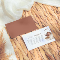 編集可能ボホパンパステラコッタブライダルシャワー