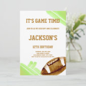 編集可能ボーイズゲームデイパーティー招待状 招待状 (スタンド正面)