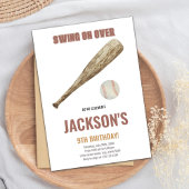 編集可能ボーイズスポーツパーティーカードクラシック付きボール 招待状