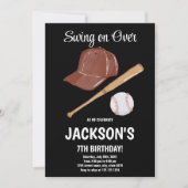 編集可能ボーイズスポーツパーティーカード 招待状 (正面)