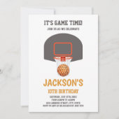 編集可能ボーイズスポーツパーティー招待状 招待状 (正面)