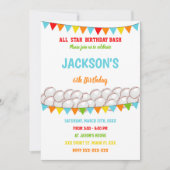 編集可能ボーイズスポーツパーティー招待状forリトルスラグ 招待状 (正面)