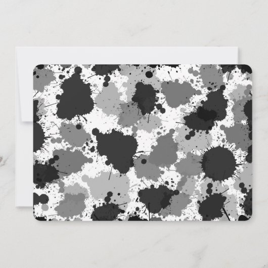 編集可能ボーイビデオゲーム誕生日写真 招待状 (裏面)